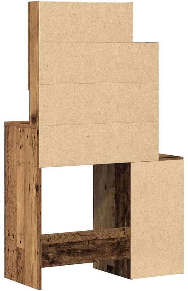 Makiažo stalas Senas medis 80 x 35 x 132 cm Apdirbta mediena