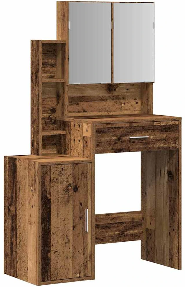 Makiažo stalas Senas medis 80 x 35 x 132 cm Apdirbta mediena