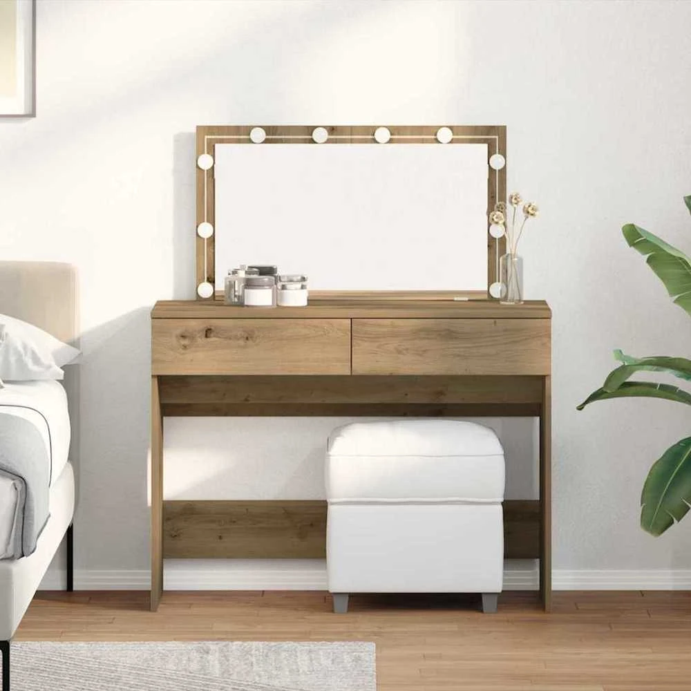Makiažo stalas Amatininkų ąžuolas 100 x 40 x 120 cm