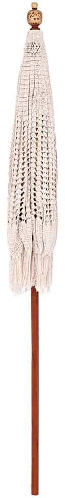 Makramė skėtis 190 x 190 x 260 cm