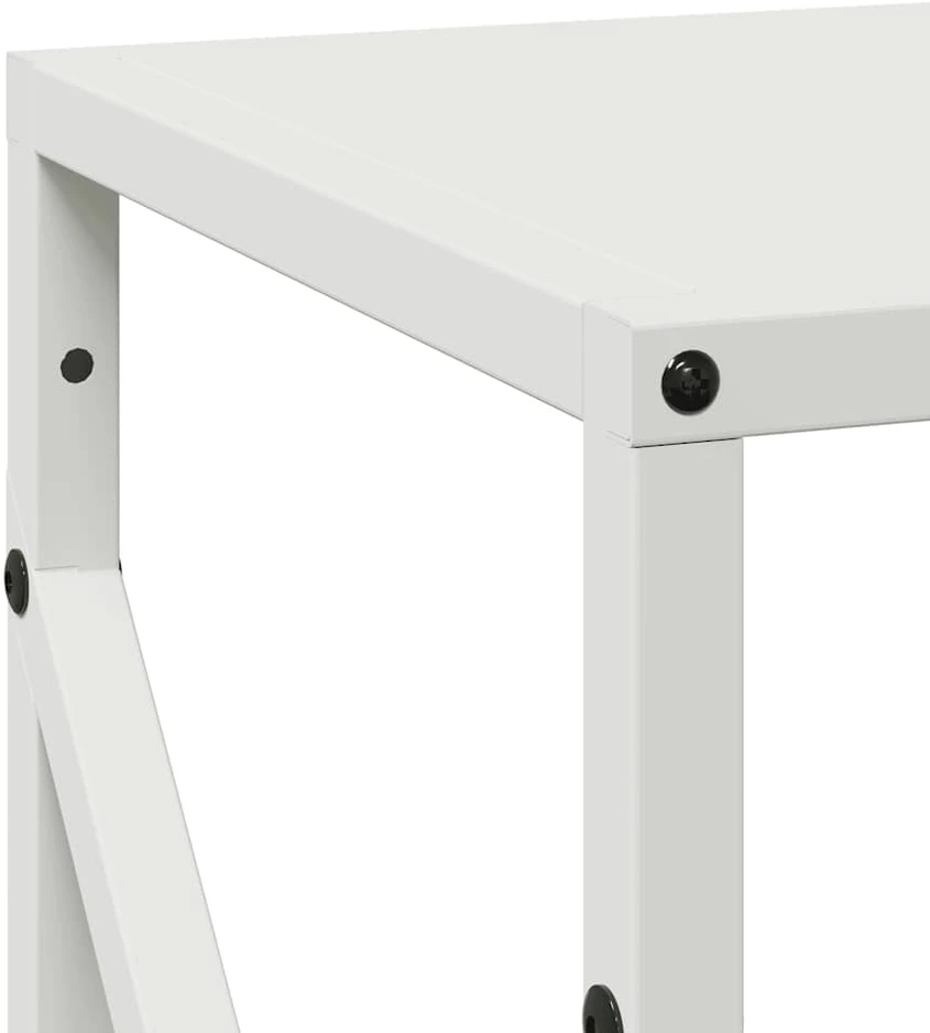 Malkų lentyna Balta 34x25x100 cm Šaltai valcuotas plienas