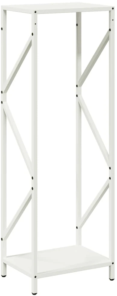 Malkų lentyna Balta 34x25x100 cm Šaltai valcuotas plienas