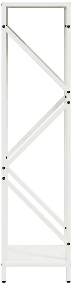 Malkų lentyna Balta 34x25x100 cm Šaltai valcuotas plienas