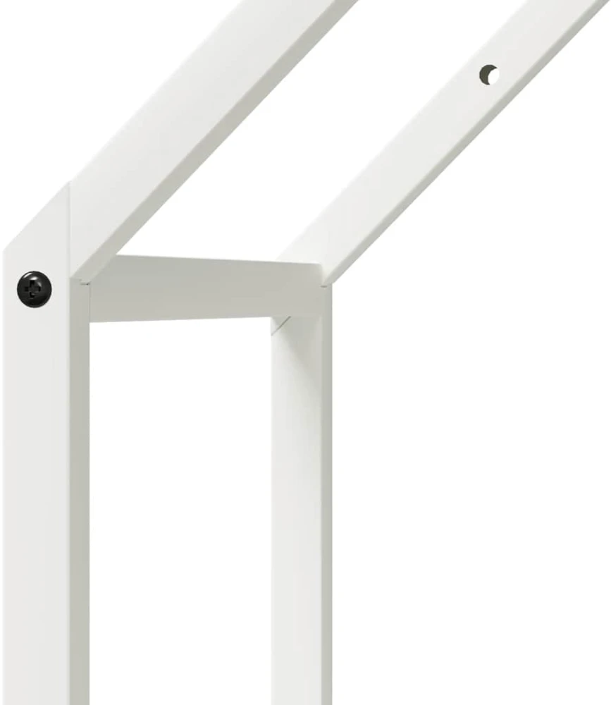 Malkų lentyna, baltas, 40x25x60 cm, šaltai valcuotas plienas