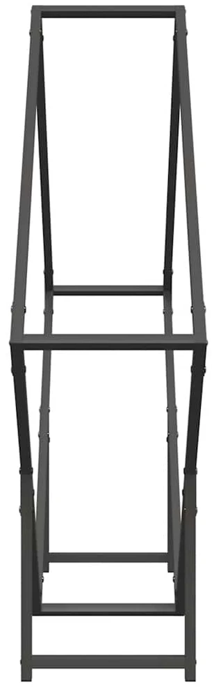 Malkų lentyna Juoda 100x25x100 cm Šaltai valcuotas plienas