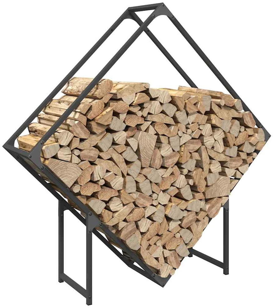 Malkų lentyna Juoda 100x25x100 cm Šaltai valcuotas plienas