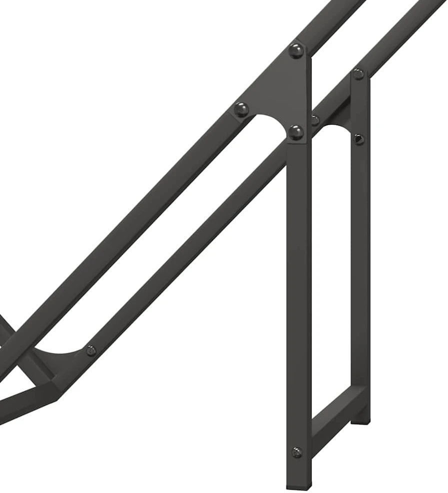 Malkų lentyna Juoda 100x25x100 cm Šaltai valcuotas plienas