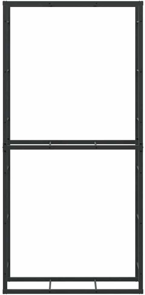 Malkų lentyna Juoda 100x30x209 cm Plienas
