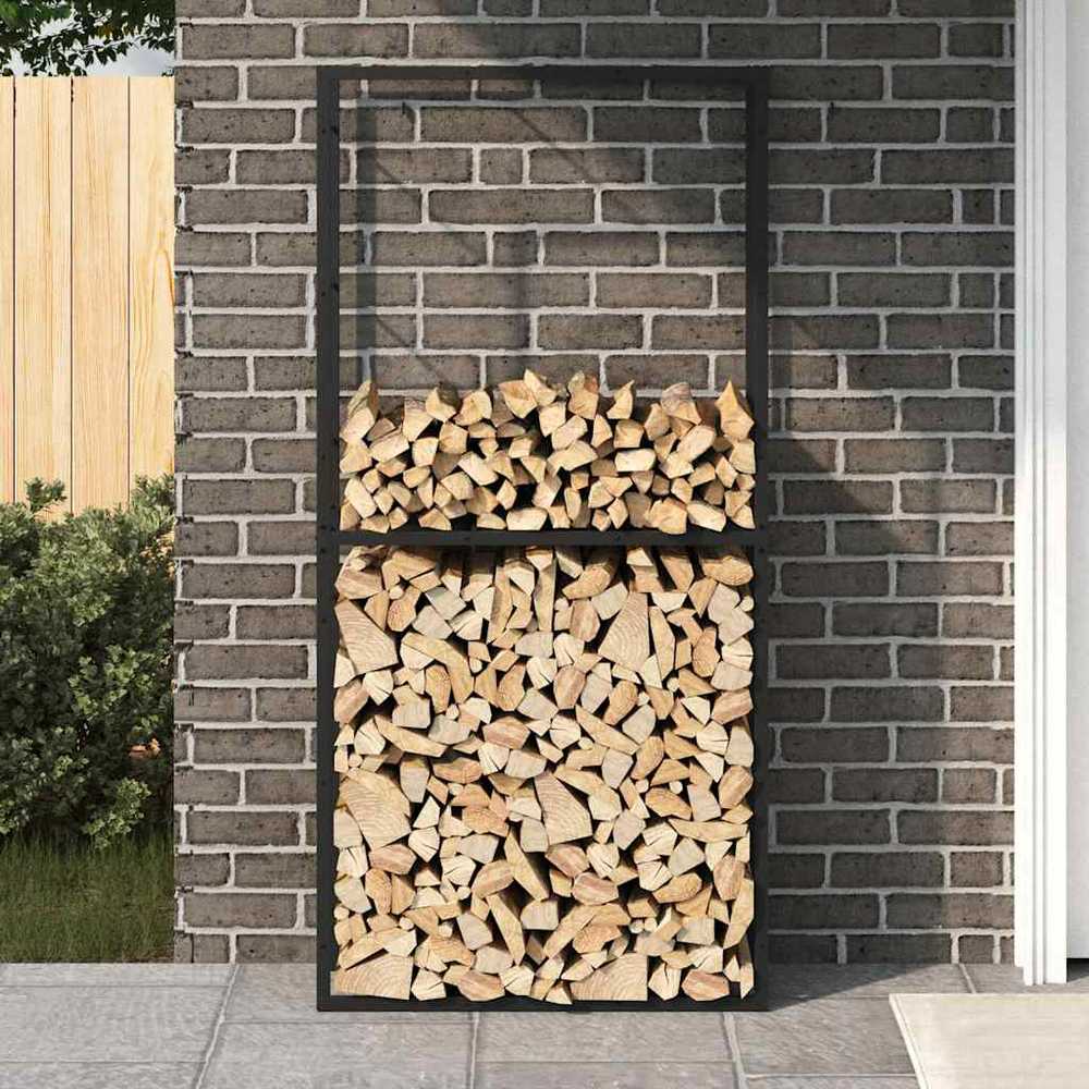 Malkų lentyna Juoda 100x30x209 cm Plienas