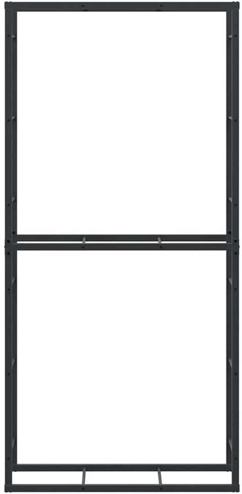 Malkų lentyna Juoda 100x30x209 cm Plienas