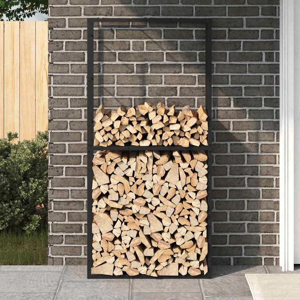 Malkų lentyna Juoda 100x30x209 cm Plienas