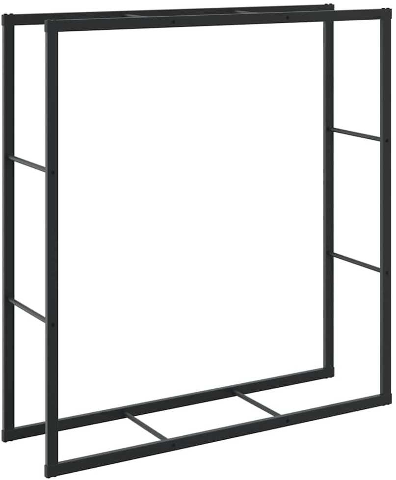Malkų lentyna Juoda 110x30x116 cm Plienas