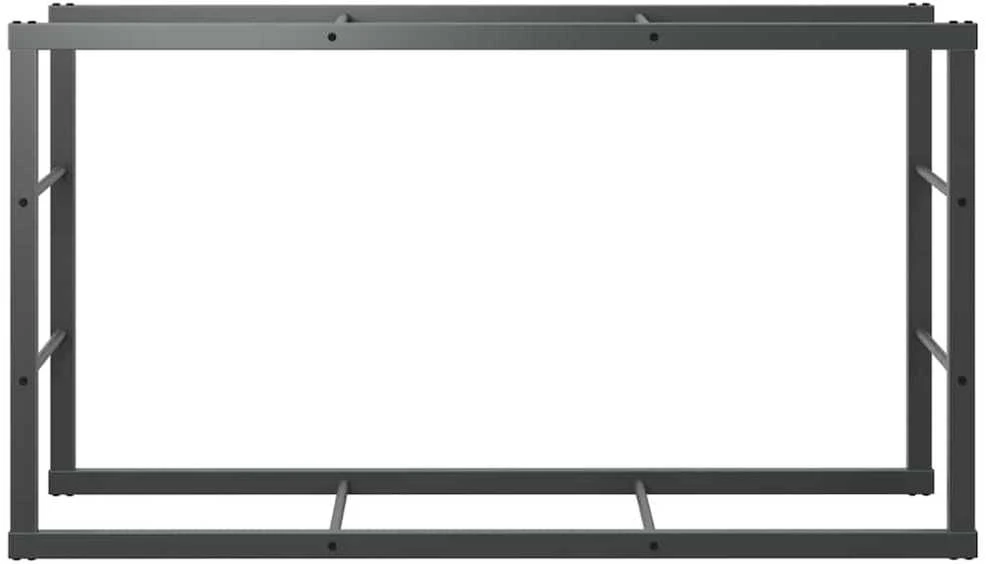 Malkų lentyna Juoda 110x30x61 cm Plienas