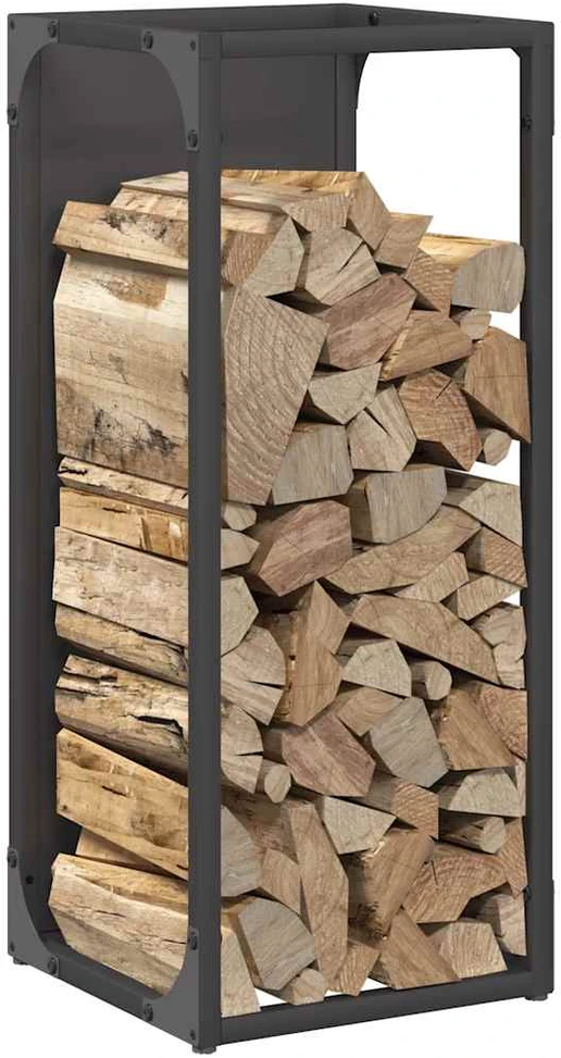 Malkų lentyna Juoda 25x25x60 cm Šaltai valcuotas plienas