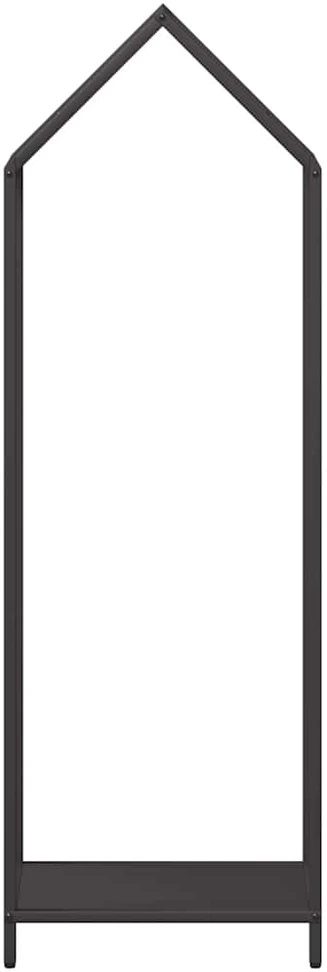 Malkų lentyna Juoda 40x25x120 cm Šaltai valcuotas plienas