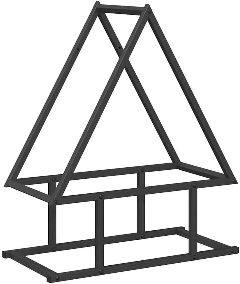Malkų lentyna, juoda, 50x25x60 cm, šaltai valcuotas plienas
