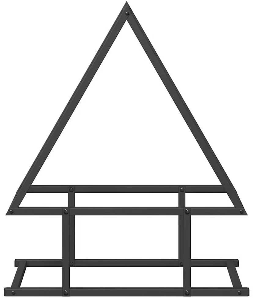 Malkų lentyna, juoda, 50x25x60 cm, šaltai valcuotas plienas