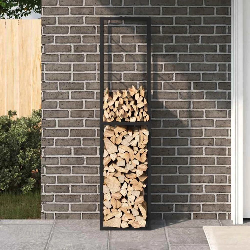 Malkų lentyna Juoda 50x30x209 cm Plienas