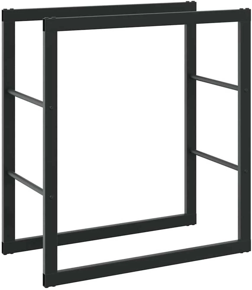 Malkų lentyna Juoda 55x30x61 cm Plienas