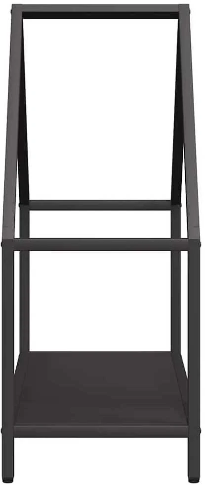 Malkų lentyna Juoda 60x25x60 cm Šaltai valcuotas plienas