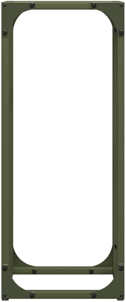 Malkų lentyna Olive Žalias 25x25x60 cm Šaltai valcuotas plienas