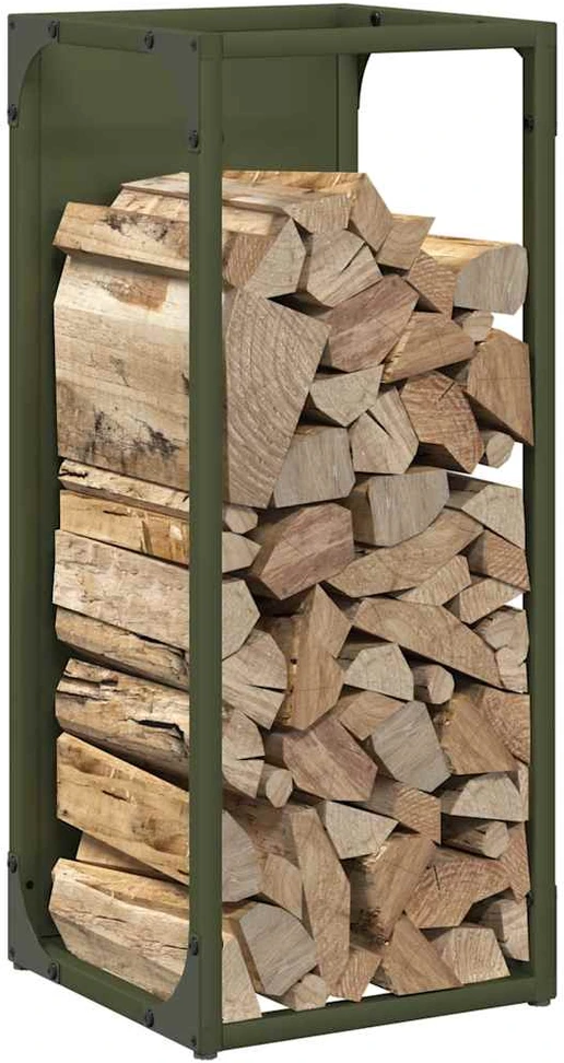 Malkų lentyna Olive Žalias 25x25x60 cm Šaltai valcuotas plienas