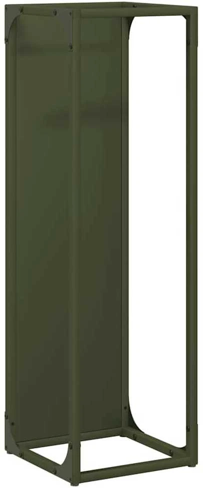 Malkų lentyna Olive Žalias 25x25x80 cm Šaltai valcuotas plienas