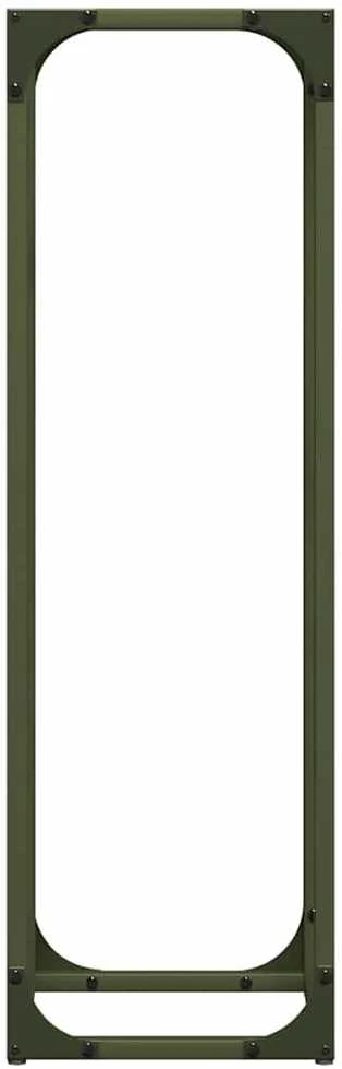 Malkų lentyna Olive Žalias 25x25x80 cm Šaltai valcuotas plienas