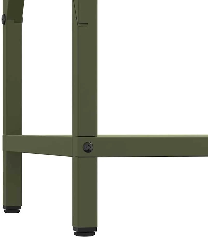 Malkų lentyna Olive Žalias 34x25x70 cm Šaltai valcuotas plienas