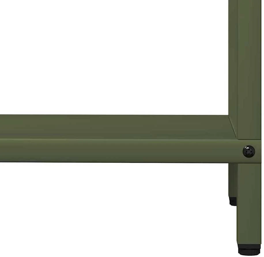 Malkų lentyna Olive Žalias 60x25x60 cm Šaltai valcuotas plienas