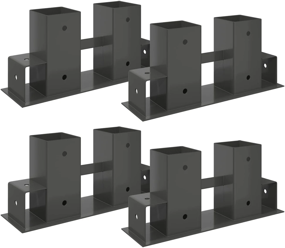 Malkų stelažo pagalbininkas 4 vnt. Antracito 34 x 10 x 15 cm