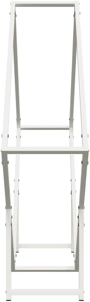 Malkų stovas Baltas 100x25x100 cm Šaltai valcuotas plienas
