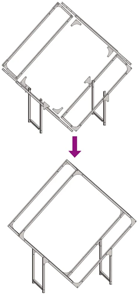 Malkų stovas Baltas 100x25x100 cm Šaltai valcuotas plienas