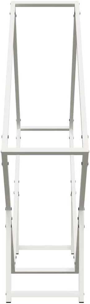 Malkų stovas Baltas 100x25x100 cm Šaltai valcuotas plienas