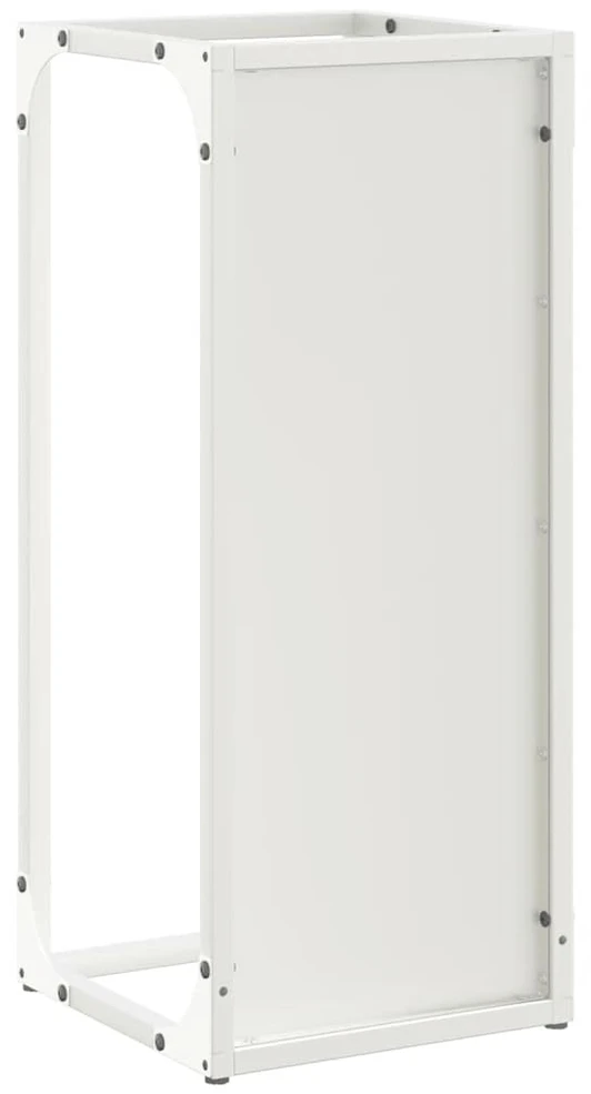 Malkų stovas Baltas 25x25x60 cm Šaltai valcuotas plienas