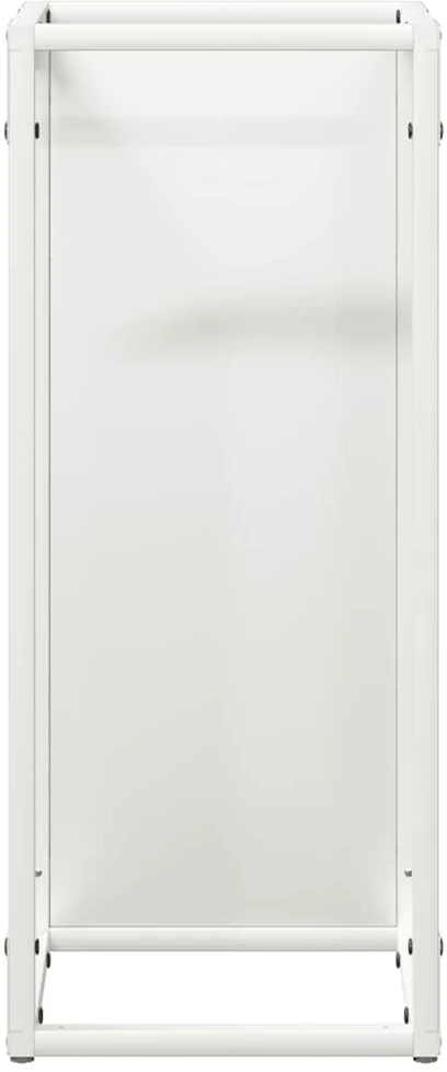 Malkų stovas Baltas 25x25x60 cm Šaltai valcuotas plienas