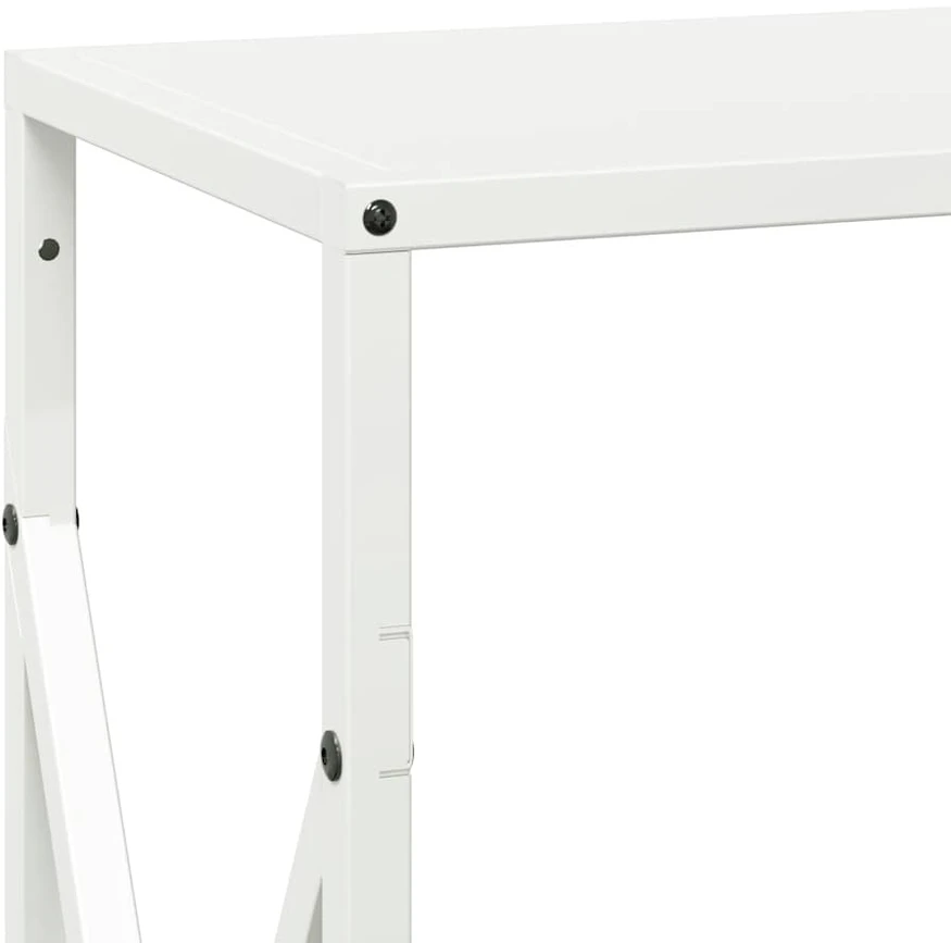 Malkų stovas Baltas 34x25x70 cm Šaltai valcuotas plienas
