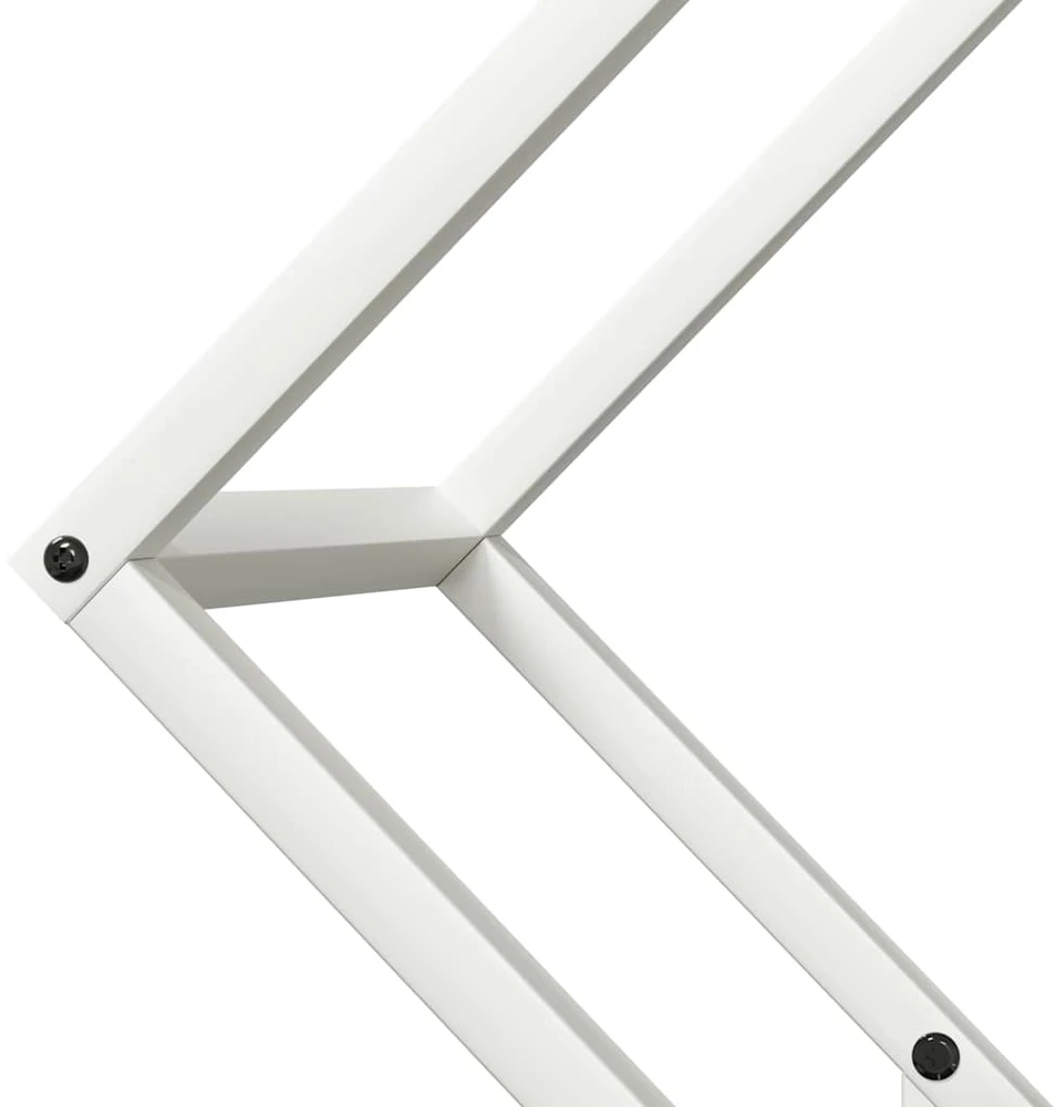Malkų stovas Baltas 60x25x60 cm Šaltai valcuotas plienas