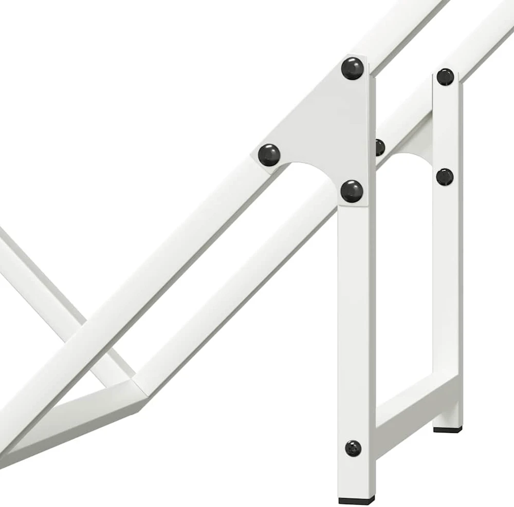Malkų stovas Baltas 60x25x60 cm Šaltai valcuotas plienas