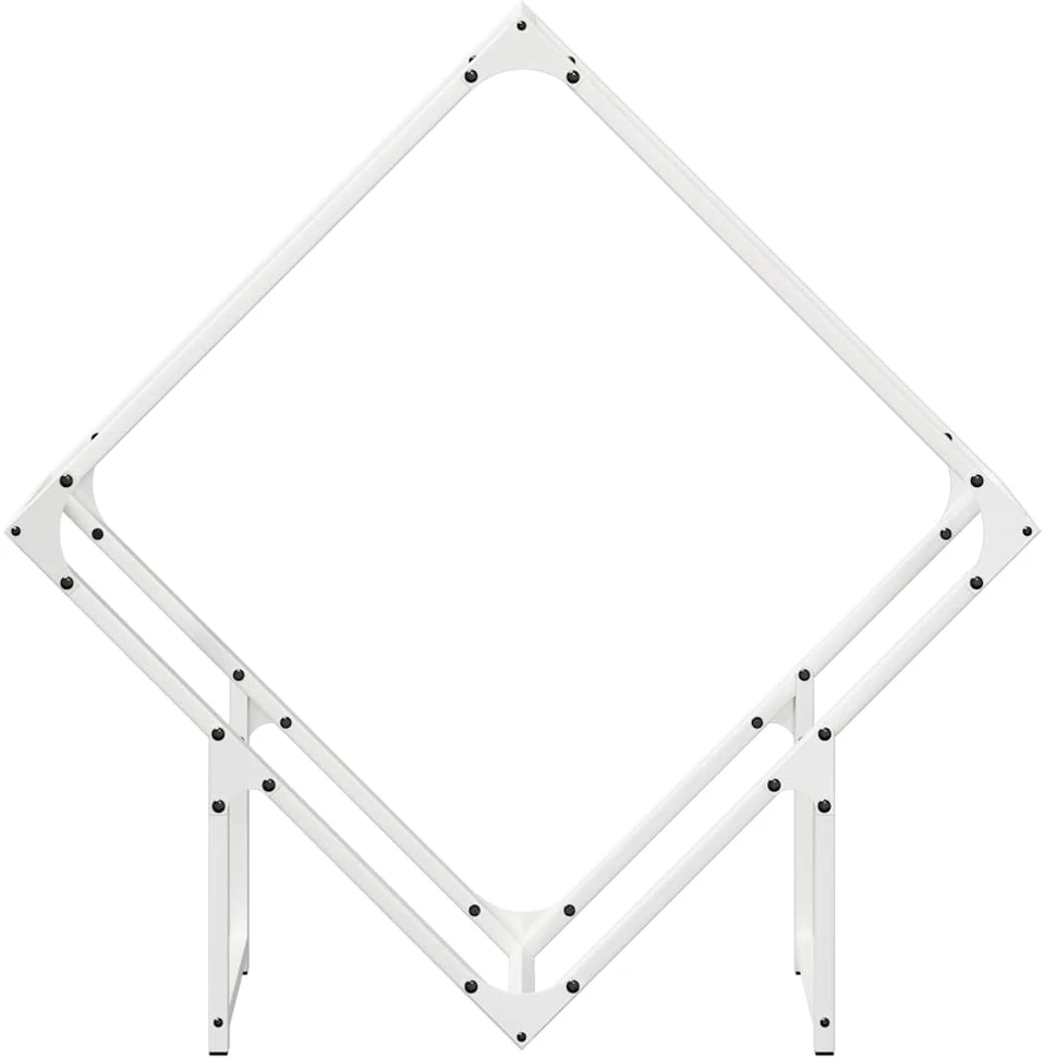 Malkų stovas, baltas, 80x25x80 cm, šaltai valcuotas plienas