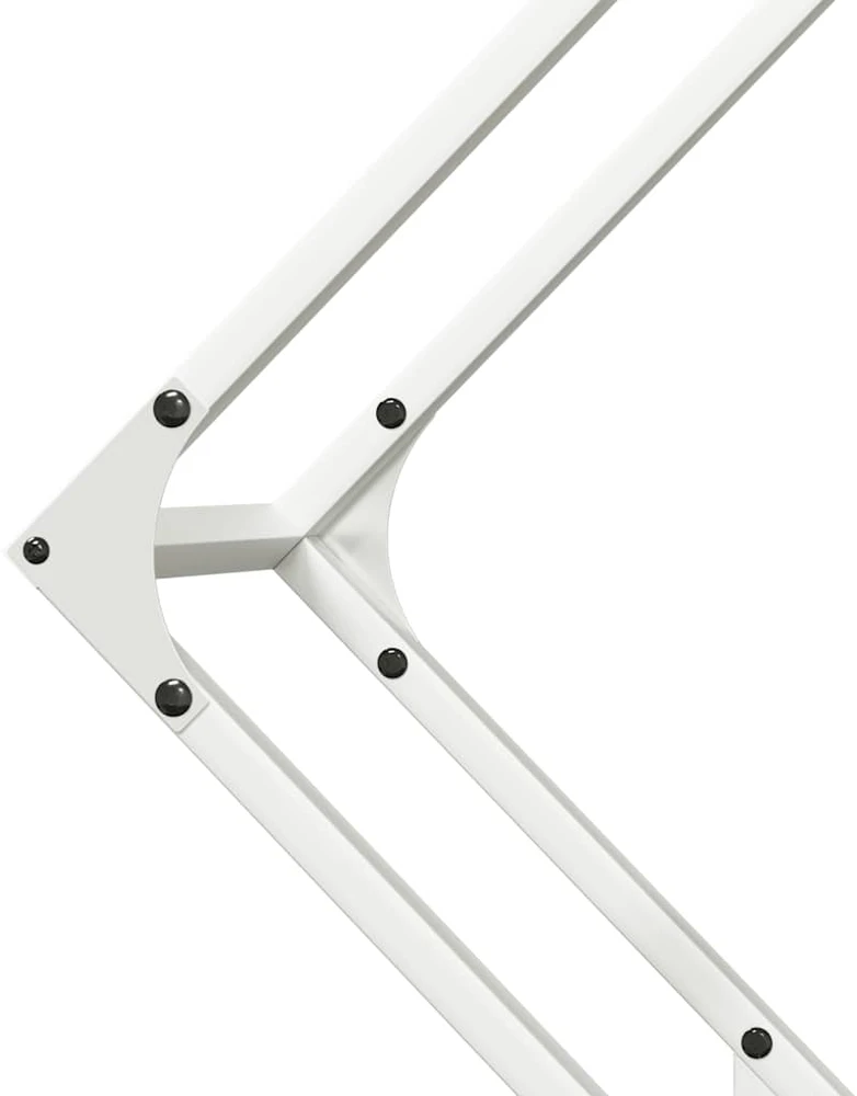 Malkų stovas, baltas, 80x25x80 cm, šaltai valcuotas plienas