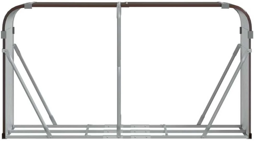 Malkų stovas, rudas, 180x45x100 cm, galvanizuotas plienas