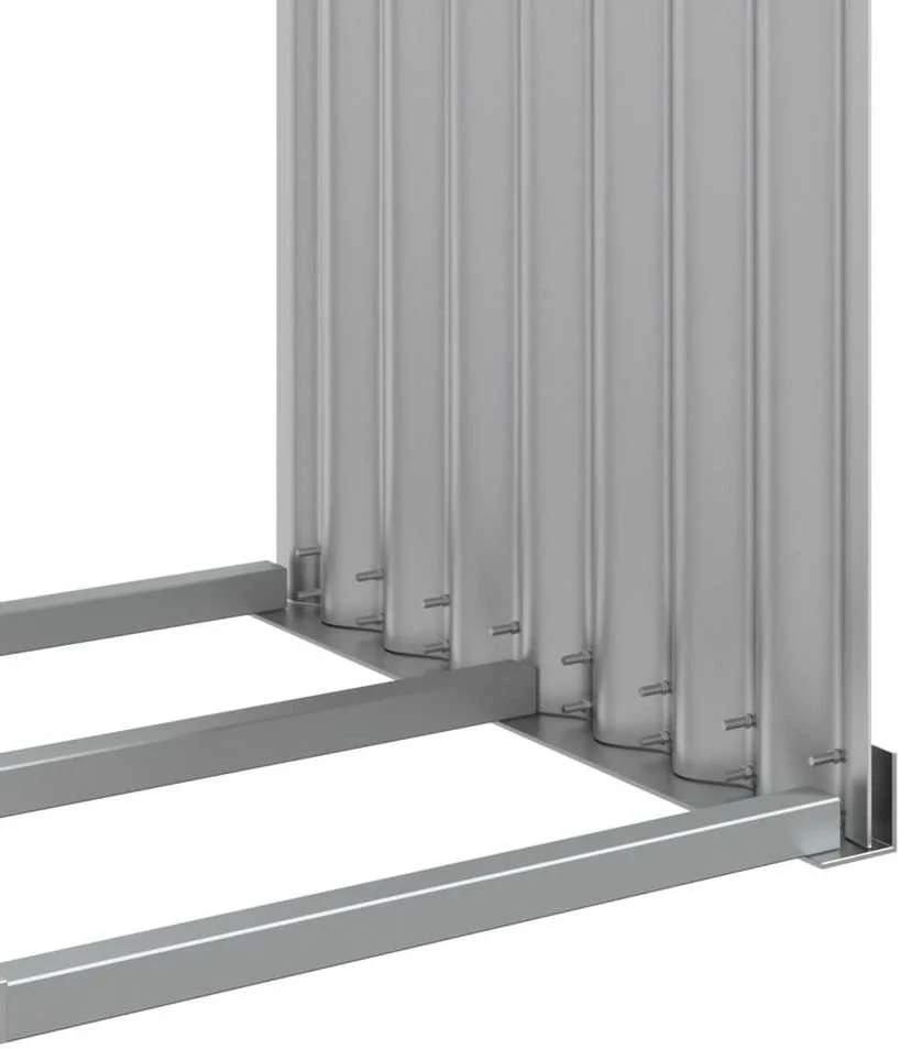 Malkų stovas, sidabrinis, 120x45x140 cm, galvanizuotas plienas