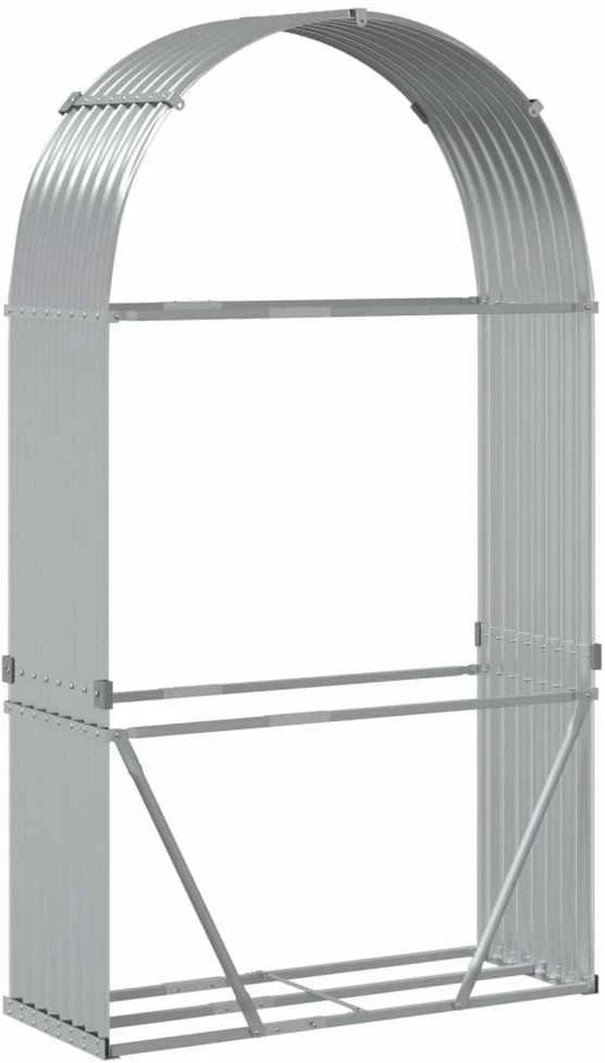 Malkų stovas, sidabrinis, 120x45x210cm, galvanizuotas plienas