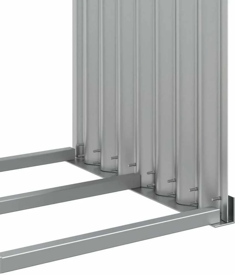 Malkų stovas, sidabrinis, 120x45x210cm, galvanizuotas plienas