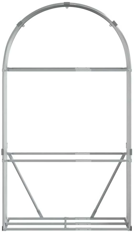 Malkų stovas, sidabrinis, 120x45x210cm, galvanizuotas plienas