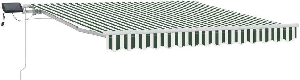 Ištraukiama markizė Žalia ir balta 350 x 250 cm