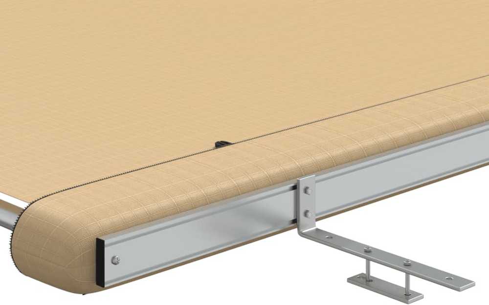 Markizė nameliui ant ratų, smėlio spalvos, 3,6x2x2,15m