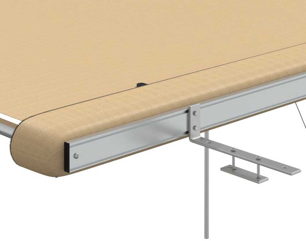 Markizė nameliui ant ratų, smėlio spalvos, 4x3x2,15m