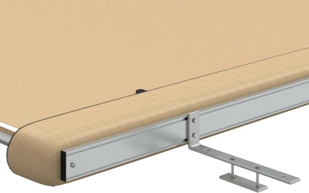 Markizė nameliui ant ratų, smėlio spalvos, 4x2x2,15m